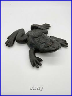 Large Virginia METALCRAFTERS cast iron frog doorstop vintage DOOR STOPPER VM1966 Large Virginia METALCRAFTERS cast iron frog doorstop vintage DOOR STOPPER VM1966