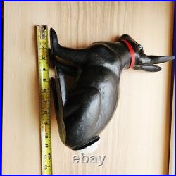 Life-Size Cast Iron Rabbit Bunny Vintage Doorstop Garden 13 Tall HEAVY 15lbs