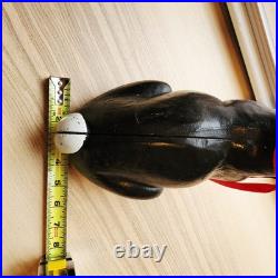 Life-Size Cast Iron Rabbit Bunny Vintage Doorstop Garden 13 Tall HEAVY 15lbs