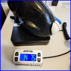 Life-Size Cast Iron Rabbit Bunny Vintage Doorstop Garden 13 Tall HEAVY 15lbs