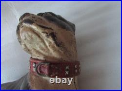 ORIGINAL Hubley Antique Boston Terrier Doorstop 1910-1925 Original