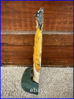 Old Salt New England fisherman cast iron door stop circa 1900 original paint