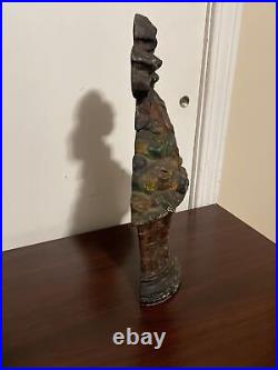 Original Antique Huge 15 Heavy Cast Iron Fruit Basket Doorstop Bow Knot Original Antique Huge 15 Heavy Cast Iron Fruit Basket Doorstop Bow Knot