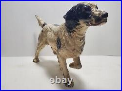 Original Hubley Cast Iron Pointer Hunting Bird Dog Doorstop Bookend 8.5lb Original Hubley Cast Iron Pointer Hunting Bird Dog Doorstop Bookend 8.5lb