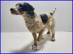Original Hubley Cast Iron Pointer Hunting Bird Dog Doorstop Bookend 8.5lb Original Hubley Cast Iron Pointer Hunting Bird Dog Doorstop Bookend 8.5lb
