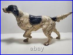 Original Hubley Cast Iron Pointer Hunting Bird Dog Doorstop Bookend 8.5lb Original Hubley Cast Iron Pointer Hunting Bird Dog Doorstop Bookend 8.5lb