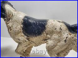 Original Hubley Cast Iron Pointer Hunting Bird Dog Doorstop Bookend 8.5lb Original Hubley Cast Iron Pointer Hunting Bird Dog Doorstop Bookend 8.5lb
