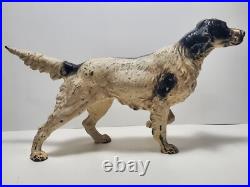 Original Hubley Cast Iron Pointer Hunting Bird Dog Doorstop Bookend 8.5lb Original Hubley Cast Iron Pointer Hunting Bird Dog Doorstop Bookend 8.5lb