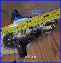 Original Hubley Cast Iron Pointer Hunting Bird Dog Doorstop Bookend 8.5lb Original Hubley Cast Iron Pointer Hunting Bird Dog Doorstop Bookend 8.5lb