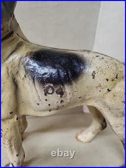 Original Left Facing Antique Cast Iron BROWN Boston Terrier Bull Dog Door Stop Original Left Facing Antique Cast Iron BROWN Boston Terrier Bull Dog Door Stop