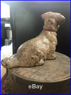 Original Sealyham Dog Hubley Cast Iron Doorstop