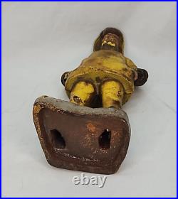 RARE 15in Antique c1910 Cast Iron Old Salt Fisherman Eastern Specialty Doorstop RARE 15in Antique c1910 Cast Iron Old Salt Fisherman Eastern Specialty Doorstop