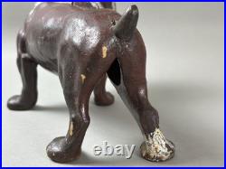RARE 1930s ANTIQUE HUBLEY ENGLISH BULLDOG CAST IRON DOORSTOP