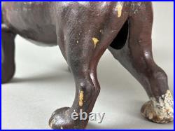 RARE 1930s ANTIQUE HUBLEY ENGLISH BULLDOG CAST IRON DOORSTOP