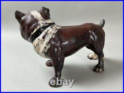RARE 1930s ANTIQUE HUBLEY ENGLISH BULLDOG CAST IRON DOORSTOP