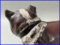 RARE 1930s ANTIQUE HUBLEY ENGLISH BULLDOG CAST IRON DOORSTOP