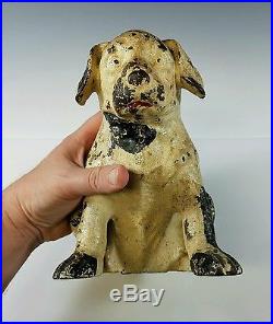 Rare Antique Hubley Cast Iron Beagle Pup Dog Doorstop