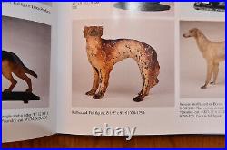 RARE Antique WOLFHOUND SPENCER Hubley Whipet Borzoi Greyhound CAST IRON DOORSTOP