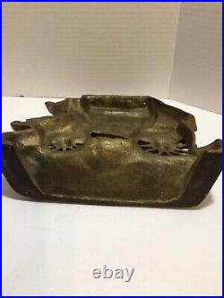RARE HEAVY CAST IRON Carriage/Stage Coach doorstop. 1930'S COPYRIGHTED