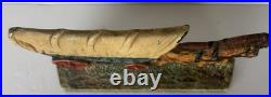 RARE Vintage Hubley 375 Cast Iron Western Covered Conestoga Wagon Door Stop