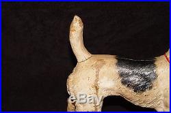 Rare Antique Hubley Cast Iron Oversize Airedale Fox Terrier Dog Doorstop 10 T