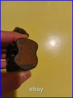 Rare! Antique Small. Cast Iron Halloween Cat Doorstop Paperweight Hubley USA