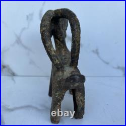 Rare Antique Vintage Cast Iron Billy Goat Ram Doorstop Door Stop Hubley Style