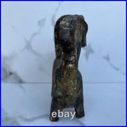 Rare Antique Vintage Cast Iron Billy Goat Ram Doorstop Door Stop Hubley Style