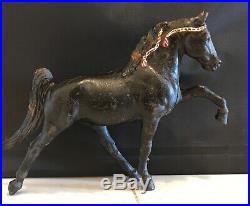 Rare Breyer Cast Iron Midnite SunTennessee Walking Horse Statue Door Step 12