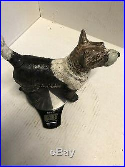 Rare Hubley Cast Iron Large Original Scottie Dog Terrier Doorstop Vtg Statue Old