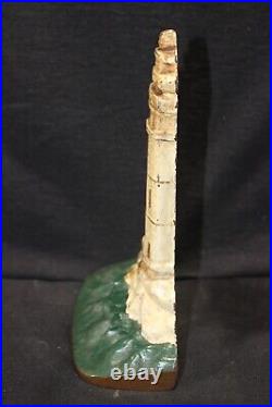 Rare Vintage Cast Lighthouse Doorstop Very Nice Plus and Excellen Paint 1280 Rare Vintage Cast Lighthouse Doorstop Very Nice Plus and Excellen Paint 1280