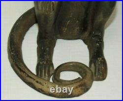 Rare Vintage Hubley Cast Iron Monkey Door Stop Figure