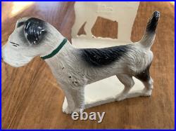 Set Of 2pc SPENCER FOUNDRY CAST IRON TERRIER DOG ART STATUE BOOKENDS/ DOORSTOP Set Of 2pc SPENCER FOUNDRY CAST IRON TERRIER DOG ART STATUE BOOKENDS/ DOORSTOP