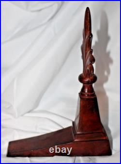 Set of 4 Different Fleur De Lis Cast Iron Door Stop Decorative Door Stop Wedge