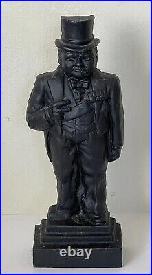Sir Winston Churchill English Antique Iron Metal Doorstop Sculpture Old Uk Sir Winston Churchill English Antique Iron Metal Doorstop Sculpture Old Uk