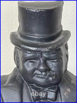Sir Winston Churchill English Antique Iron Metal Doorstop Sculpture Old Uk Sir Winston Churchill English Antique Iron Metal Doorstop Sculpture Old Uk