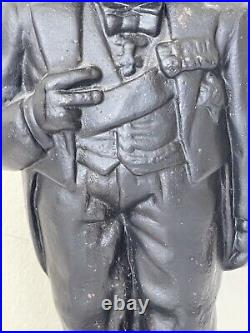 Sir Winston Churchill English Antique Iron Metal Doorstop Sculpture Old Uk Sir Winston Churchill English Antique Iron Metal Doorstop Sculpture Old Uk