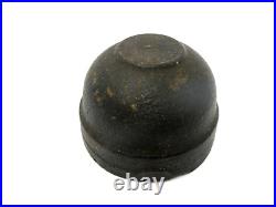 Solid Cast Iron Metal Doorstop Door Stop Paperweight Dome Shaped 4 x 4 x 2.5