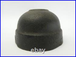 Solid Cast Iron Metal Doorstop Door Stop Paperweight Dome Shaped 4 x 4 x 2.5