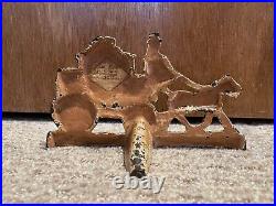 Spencer Guilford CONN Horse Drawn Carriage Cast Iron Doorstop