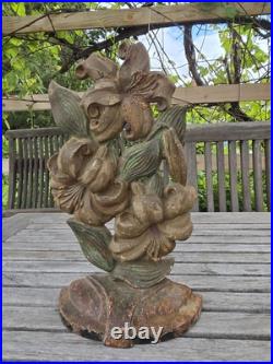 Tiger Lily Hubley Cast Iron Door Stop 1930s