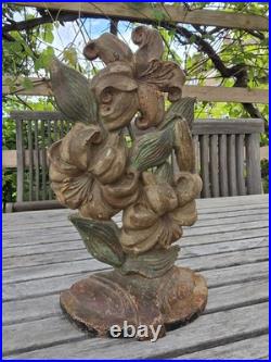 Tiger Lily Hubley Cast Iron Door Stop 1930s