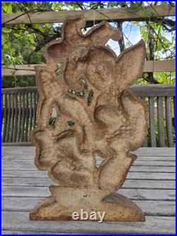 Tiger Lily Hubley Cast Iron Door Stop 1930s