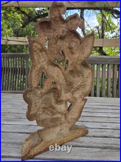 Tiger Lily Hubley Cast Iron Door Stop 1930s