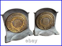 UNIVERSITY of PENNSYLVANIA Antique Cast Iron Doorstop Bookend Art Statue CS&C Co UNIVERSITY of PENNSYLVANIA Antique Cast Iron Doorstop Bookend Art Statue CS&C Co