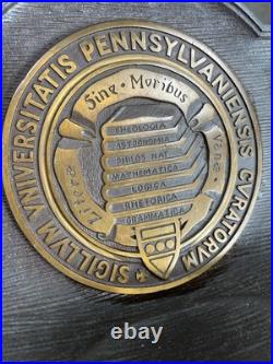 UNIVERSITY of PENNSYLVANIA Antique Cast Iron Doorstop Bookend Art Statue CS&C Co UNIVERSITY of PENNSYLVANIA Antique Cast Iron Doorstop Bookend Art Statue CS&C Co