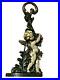 VINTAGE_1950_s_HEAVY_CAST_IRON_CHERUB_CUPID_DOOR_STOP_ANTIQUE_PUTTI_16_TALL_01_gh