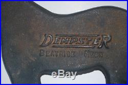 Vintage Dempster Beatrice, Nebr Cast Iron Horse Windmill Weight Door Stop