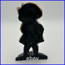 VINTAGE HUBLEY DOLLY DINGLE aka DOLLY DIMPLE CAST IRON DOORSTOP STATUE ANTIQUE