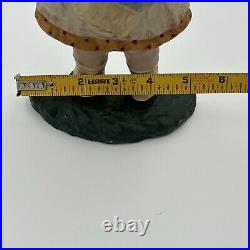 VINTAGE HUBLEY DOLLY DINGLE aka DOLLY DIMPLE CAST IRON DOORSTOP STATUE ANTIQUE